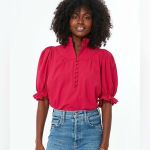Tuckernuck Selena Blouse Pink Women’s Large